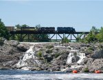 POWA 354 Crosses the Androscoggin River